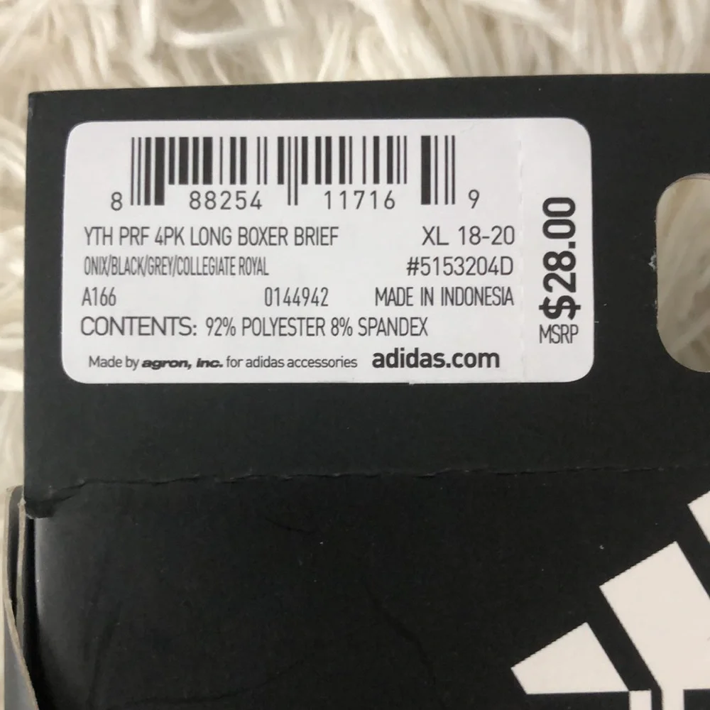 adidas Performance 4-Pack Boxer Briefs - Picture 3 of 3